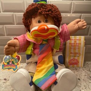 Vintage 1980s Male Clown - Cabbage Patch Circus Kids Doll